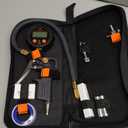 ETENWOLF T500 Digital Tire Pressure Gauge with Inflator, Tire Gauge 0-250 PSI, Calibrated to ANSI B40.7 Grade 2A, Air Chuck & Compressor Accessories with Storage Bag, Black