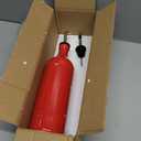 Sweejar Large Ceramic Olive Oil Dispenser Bottle, Opaque Oil Cruet Protects to Reduce Oxidation, Suitable for Storage Vinegar, Soy Sauce & Other Liquids, Pack of 1, 24 Fl Oz(Red)