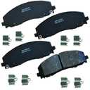 Bendix Premium SBC1589 Ceramic Front Brake Pads for Select Models Chrysler Grand Caravan, Pacifica, Town & Country, Voyager, Dodge Journey, Jeep Gladiator, Wrangler, Ram C/V, Volkswagen Routan