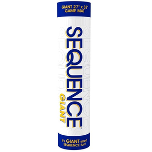 Jax Giant Sequence Game - Tube Edition with Cushioned Mat | Original Sequence Game with Folding Board, 27" x 32" 