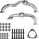 6.4 Up Pipes Compatible with Ford F250 F350 F450 F550