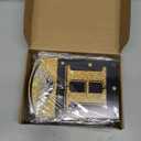 40th Birthday Decorations for Women, 33pcs 40th Crown and Sash, Black Gold Happy 40th Birthday Banner Balloons Backdrop Hanging Swirls Paper Fans, 40 Years Old Bady Decorations Kit