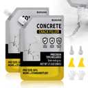Concrete Crack Filler, Cement Crack Filler Outdoor, Waterproof Repair Sealant, Quick-Drying Sealing Adhesive, for Driveway, Walkway, Patio, Joint