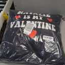 NATALIE Is My Valentine Personalized Custom NATALIE Throw Pillow