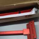 Red Manual Manual Tile Cutter Professional Large Tile Cutter Tool Portable 71" (1.8 m) Guide, Max Cutting Width 35.4" (90 cm), Ideal for Contractor