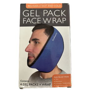 Face Ice Heat Pack Therapy Wisdom Teeth Jaw Head Chin Wrap 4 Packs Lot Fancy Usa