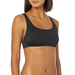 Amazon Essentials Women's Scoop Neck Swim Crop Top XXL Amazon Essentials Women's Scoop Neck Swim Crop Top XXL