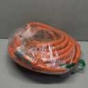 YAMATIC Heavy Duty Garden Hose 5/8 in x 50 ft with Swivel Fitting, Super Flexible Water Hose, All-weather, Lightweight, Burst 600 PSI (Orange)