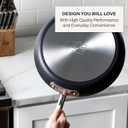 All-Clad E7859064 HA1 Hard Anodized Nonstick Fry Pan Cookware, 10 Inch Fry Pan, 1 Piece, Black