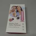 Electric Foot Callus Remover,Foot Scrubber & Callus Remover for Feet Foot Spa Pedicure Tool with 60 Grinding Discs Professional Electric Foot File Ideal (Light Pink)