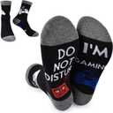 2 x Stocking Stuffers for Men Teen Boys Adults Christmas Gifts Birthday Gifts for Him Husband Boyfriend (One Size, Game Socks2)