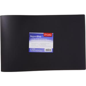 2 x Cardinal Poly Portfolio w/Brads, Black, 11 x 17, 1 per Box, (94910)