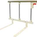 Bed Rails for Elderly Adults Safety Side Guard Rail Bed Assist Railing Bedside Handle Medical Bed Cane for Seniors Collapsible Hospital Half Bedrails Slides Under Mattress Bed Fall Protector Bar (2717inch)