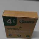 Bamboo Toothbrush Replacement Heads Compatible with Philips Sonicare, Soft Castor-Oil Biodegradable Bristles, Eco-Friendly Bamboo Handle, 4 Pack, Sustainable Daily Cleaning