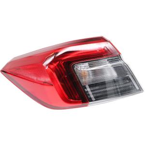 XQSMWF Left Tail Light Assembly 33550-T20-A01 HO2804123 Compatible with Honda Civic 2022 2023 2024 Rear Lamp Outer Driver Side W/Bulbs