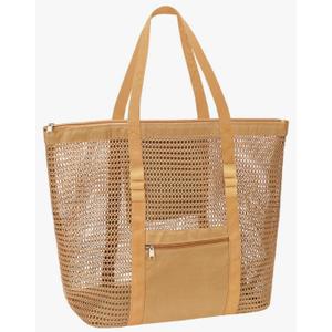LAPRBY Beach Bag Mesh Tote Bag, Upgraded Beach Bags for Women Mesh Bag Hobo Bag Beach Accessories