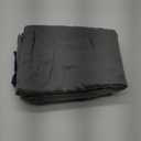 YnM Exclusive Cooling Rayon & Cozy Velvet Dual-Sided Cover for Weighted Blanket (48''x72'') - Blue Grey