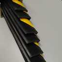 27" Rubber Garage Wall Protector Corner Guard for Parking Lot Warehouse Edge, 6 Packs