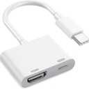 Apple USB-C to HDMI Adapter 4K@120Hz for iPhone 15 16 17 to TV, MFi Certified Type-C to HDMI 2.3 Dongle Cord with 100W Fast Charging Port for MacBook Pro/Air, iPad Pro, iMac, Galaxy S25/S24 and More