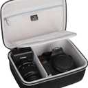 Aproca Case Compatible with Canon EOS Rebel T7, R50, R6 Mark II, R100, R50 V, R8, T6, R10, SL3, R5 Mark II, 5D Mark IV, R7, 90D, R5, T100 Camera, Portable Bag for Accessories (Case Only) (Black)