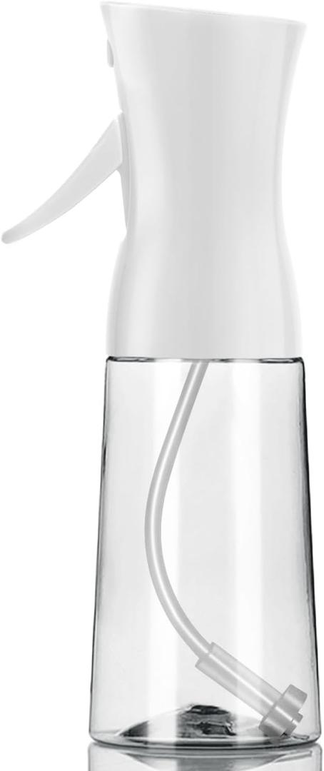Continuous Spray Bottle,Hair Spray Bottle,Plants Water Spray Mist Bottle,Ultra-Fine Spray Bottle for Hair,Skincare, Plant Care, Pet Grooming, Cleaning(White) (6.8 Ounces, White-1 Pc)