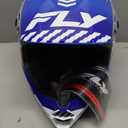 Fly Racing F73-8656L Kinetic Menace Helmet Blue/White Lg