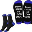 Birthday Gifts for Women - Birthday Gifts for Her Socks,Stocking Stuffers,Cozy Warm Gift Ideas (Black)