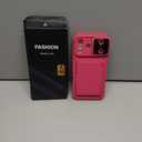 BXYJY for iPhone 15, iPhone 14, iPhone 13 6'1" Wallet Case with Card Holder(45 Cards), Slide Camera Cover, Military Drop & RFID Protection, Heavy Duty Women Men Phone Case for iPhone 15/14/13, Hot Pink