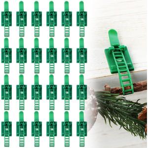 24 Pcs Christmas Garland Hanger Green Wreath Ties Hooks for Mantle Adjustable Stocking Holder Reusable Adhesive Straps Wreath Hangers for Front Door Fireplace Staircase Banisters