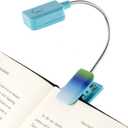 WITHit French Bull Clip On Book Light  Ombre  Square LED Reading Light for Books and eBooks, Reduced Glare, Portable and Lightweight, Cute Bookmark Light for Kids and Adults, Batteries Included