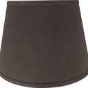 Aspen Creative 58952, Empire Uno Lamp Shade, Dark Reddish Brown, 9" Top x 13" Bottom x 9" Slant Height, Slip UNO 33mm