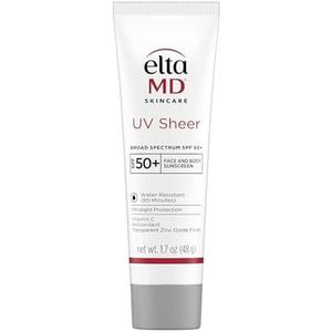 EltaMD UV Sheer Face Sunscreen, SPF 50+ No White Cast Sunscreen for Face and Body, Zinc Oxide Sunscreen Formula, EXpP 2025/11