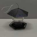 Jealoeur Bird Feeders for Outdoors Hanging Bird Feeder Wild Birds Seed, Black