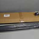 Oxdigi Tension Curtain Rods Adjustable Shower Curtain Rod Spring Tension 63.4-83.1 Inches, Curtain Rods No Drilling No Rust Antislip Heavy Duty for Bathroom, Window, Closet, Room Divider, Matte Black