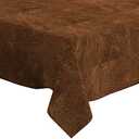 Q-Beans Rectangle Decorative Tablecloth [Size: 52 x 70 inch], Washable and Reusable Table Cloth Cover for Indoor and Outdoor