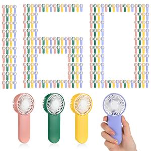 Sumind 160 Pcs Mini Portable Fan,AAA Battery Operated, 4 Colors