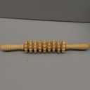 Wood Cellulite Massage Roller Wood Therapy Massage Tools Body Roller Fascia Blaster Lymphatic Drainage Massager for Legs Thighs Muscle Pain Relief(White (White 9-Wheel)