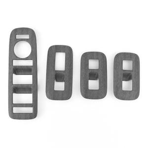 YOUTOOCAR 4PCS Window Switch Panel Covers Compatible with Hyundai Santa Fe 2024-2025 Accessories (Wood Grain)