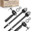 A-Premium 4Pcs Front Inner & Outer Tie Rod Ends Kit, Fit For Chevy & GMC & Cadillac - 1999-2007 - Silverado Tahoe Suburban 2500 Avalanche Sierra Yukon (XL 1500/2500) Escalade (ESV/EXT)