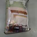 Green Linen Semi Sheer Curtains 90 Inches Long for Living Room Bedroom Light Filtering Sage Green Textured Burlap Pinch Pleated Curtains 90 Length Hooks Rings Back Tab for Sliding Door 2 Panels