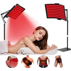 Red Light Therapy for Face and Body, 10-in-1 Multifunction Red Light Therapy Lamp with Stand, 660nm Red Light & 850nm Near Infrared Light Therapy Device with Red Light Therapy Belt and Stand
