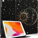 for iPad 5th/6th Generation Case, for Apple iPad Air 1st/2nd Gen, for iPad Pro 9.7 Inch Case Cute Kids Women Girls Folio Sun Moon Cool Aesthetic Design Cover for iPad 5/6, Air 1/2, Pro 9.7