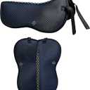 Kavallerie 3D Air-Mesh Half Pad, Impact Protection & Therapeutic Gel Padding English Saddle for Maximum Support and Stability, Best for Horses Under Saddle, Dressage, Jumping & Training