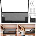 59" x 18" Campers & RV & Bunk Bed Safety Net with Quick Release Seat Belt Buckles,Adjustable Bunk Bed Netting for Family Travel, Motorhome, Trailer, Fifth Wheels RV Bedding Accessories Mesh Barrier