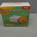 PVO Mini Projector WiFi Portable Movie Projector 1080P, Phone Screen Can Be Mirrored to Video Projectors via WiFi, Compatible with Smartphone/Tablet/Laptop/TV Stick/PS/Type-C/USB Drive