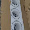 KLSS Black Pendant Lights Kitchen Island  Seeded Glass Pendant Light Fixture Multiple Stems Rods (3 Pack with Rod seeded Glass)