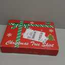 60 Inch Christmas Tree Skirt, Extra Large Thick Faux Fur, White Plush Velvet for Merry Christmas Party Decor