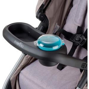 Evenflo Stroller Child Snack Tray with Snack Cup (2 Piece Set)