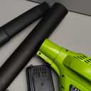 Mueller UltraStorm Leaf Blower Cordless Electric, with 2 Batteries and Charger, 140 MPH 20 V Powerful Motor, 2 Speed Levels, 1hr Charge, Lightweight, Blowers for Lawn Care, Blower for Snow (Green)