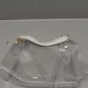 Stadium Approved Bags for Women -Shoulder Bags PVC Purse, Concert Bag (Clear-plastic Strap)